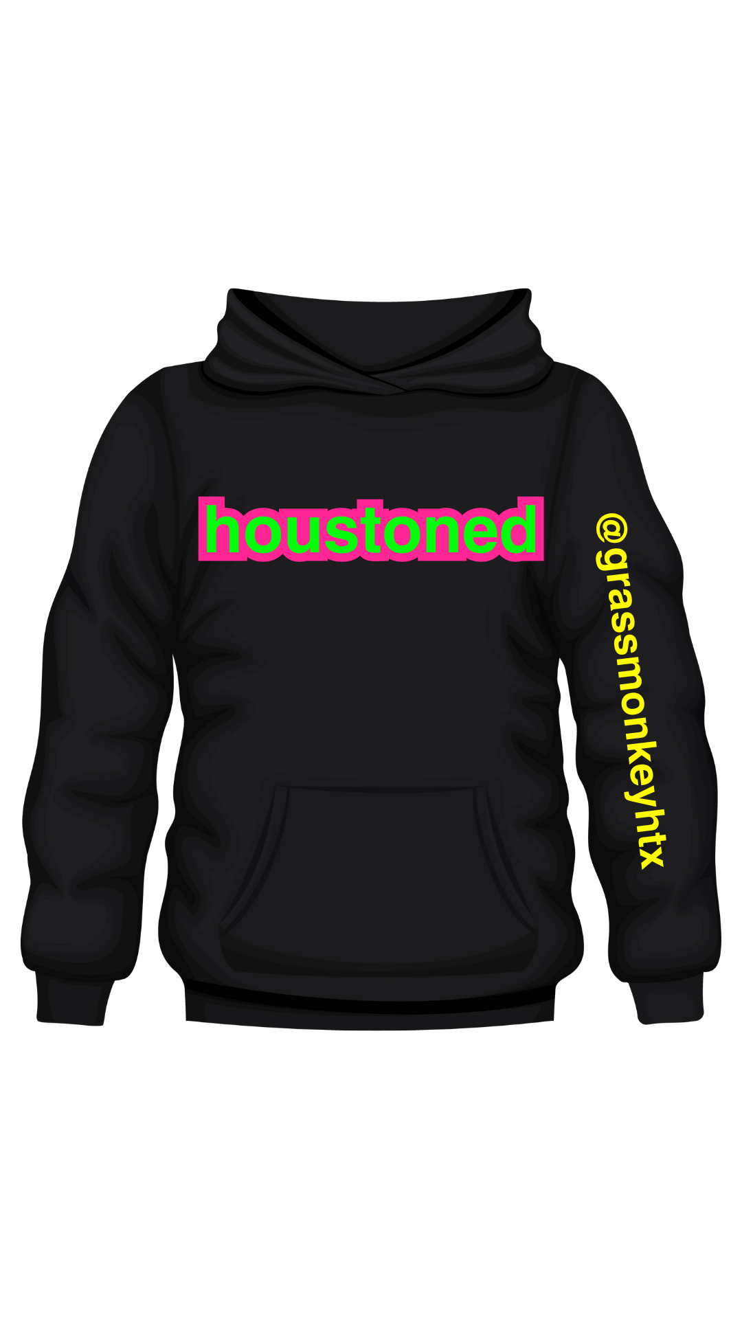 Black Neon inspired hoodie