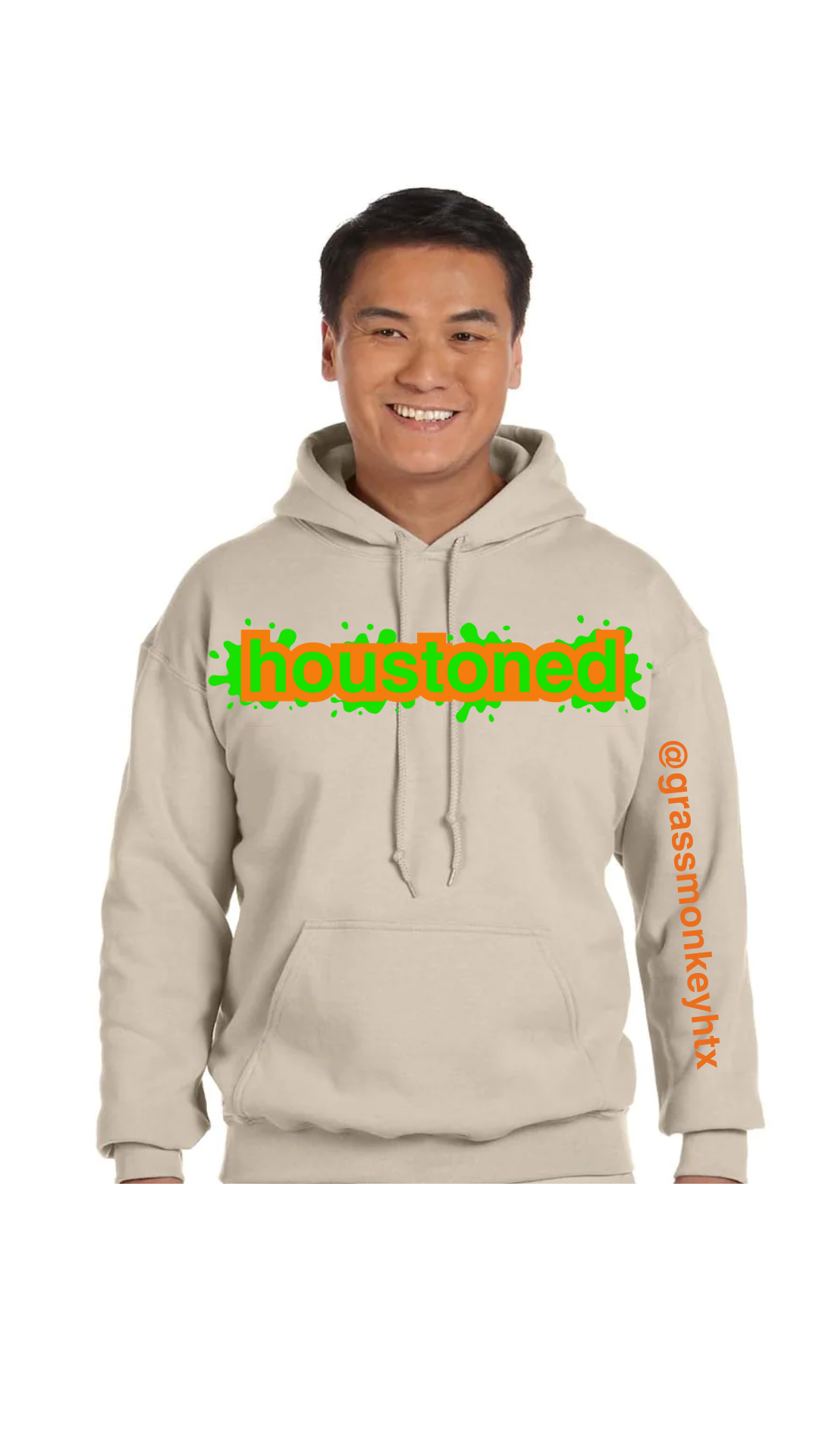 90's eNtertainment at Nite, Tan hoodie