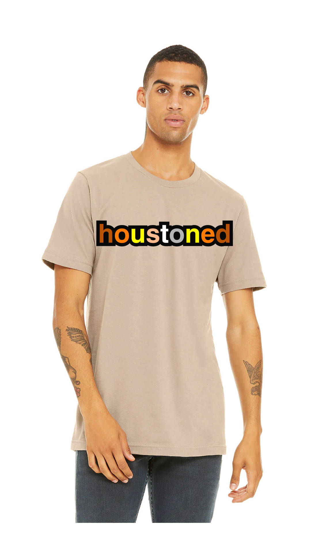 Earth tone tan tee